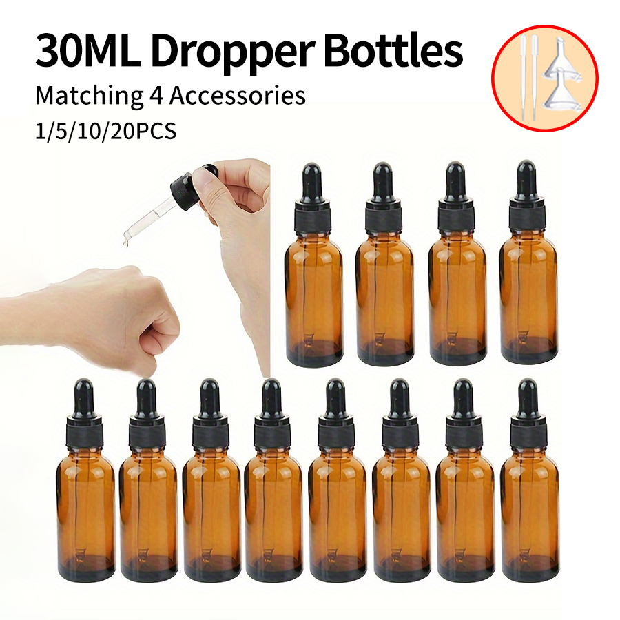 5/10/20pcs + 4 accessories 30m - Juice Bottle Dropper ulasan dan harga
