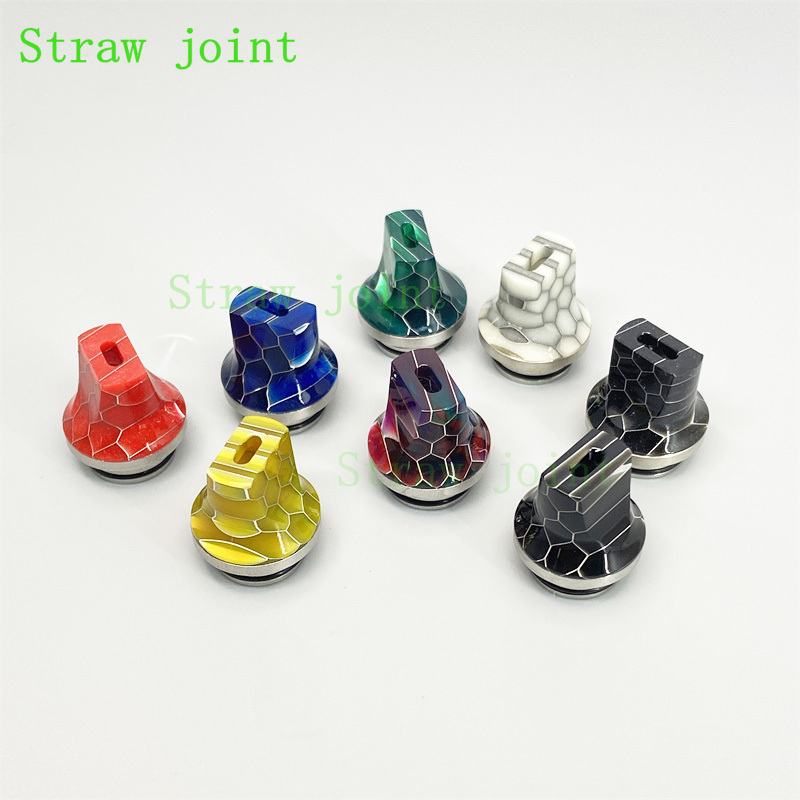 1pc 810 Flat Mouth Stainless S - Drip Tip Resin ulasan dan harga