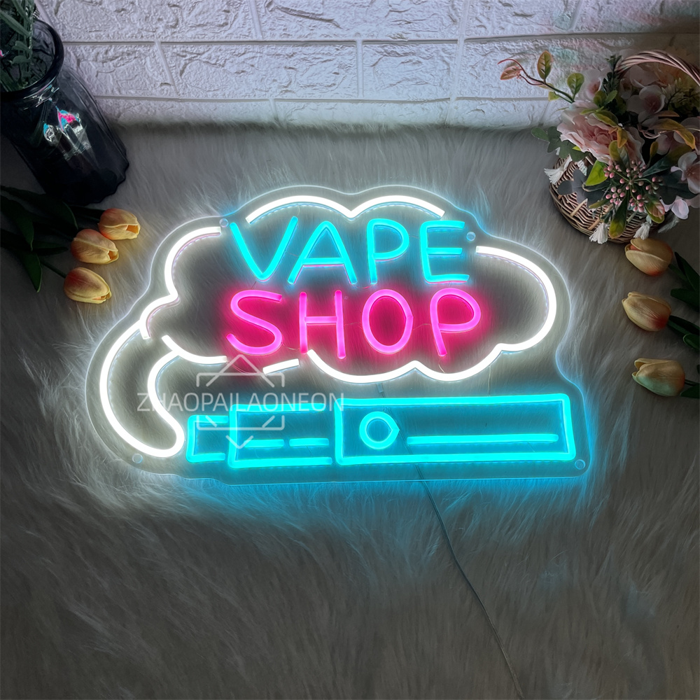 VAPE SHOP Led Neon Sign Wall R - Vaping Shop ulasan dan harga