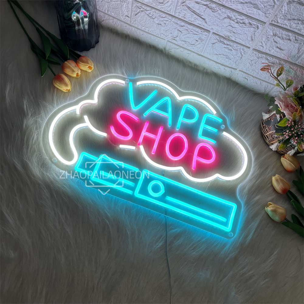 VAPE SHOP Led Neon Sign Wall R - Vaping Shop ulasan dan harga