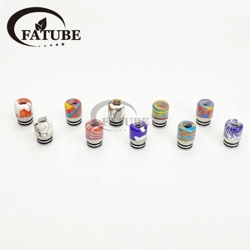 1PC/10PCS 510 Stainless Steel  - Drip Tip Resin ulasan dan harga