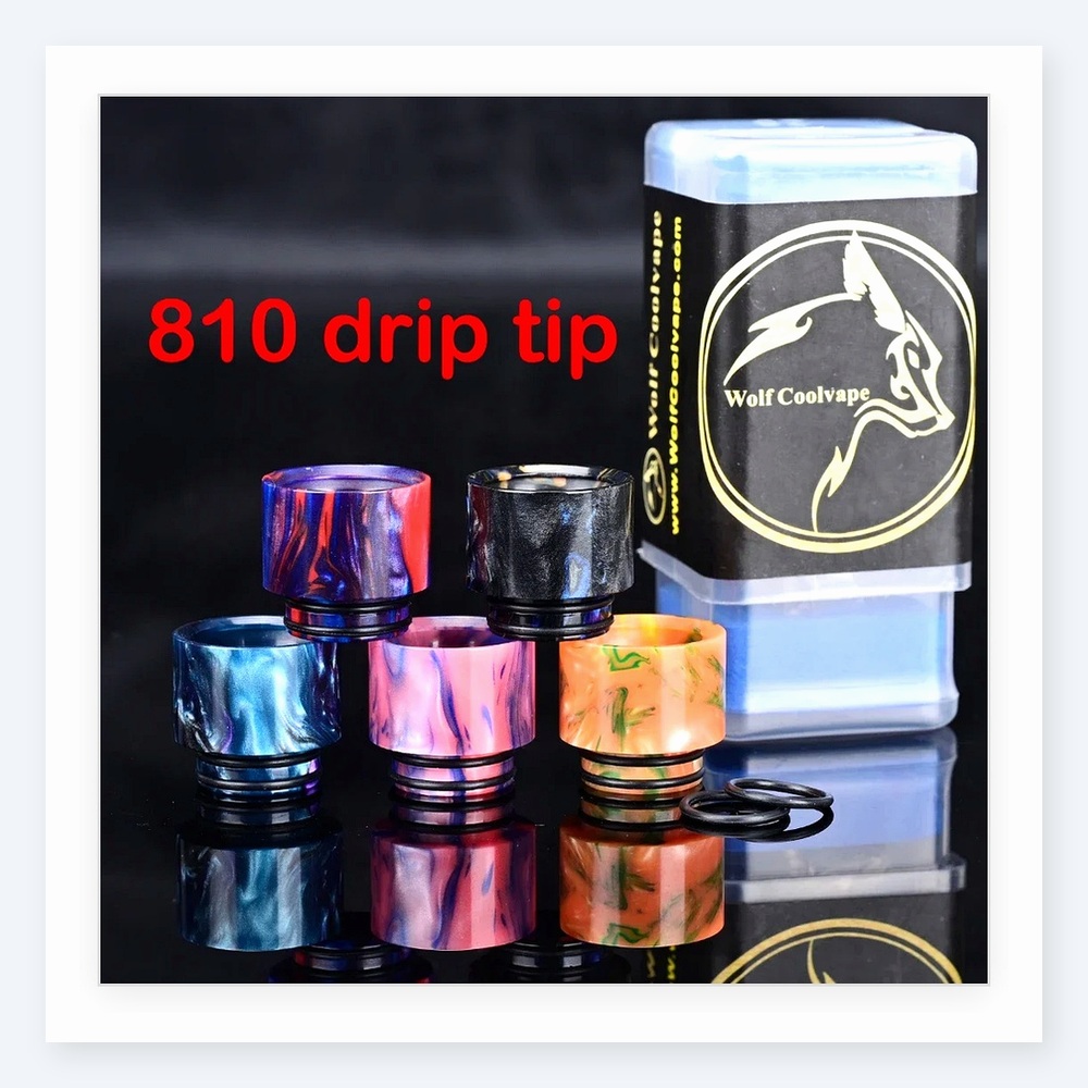 Wolfcoolvape 810 Drip Tips - S - Drip Tip Resin ulasan dan harga