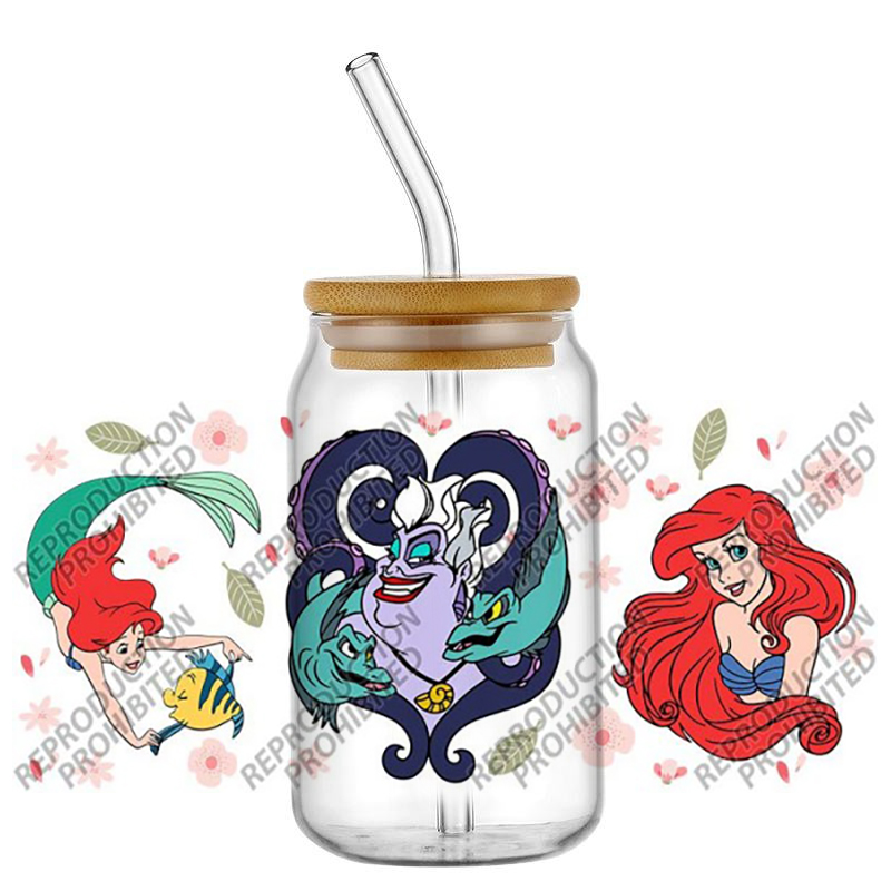Popular Retro Cartoon Mermaid  - Rdta Tank Glass ulasan dan harga