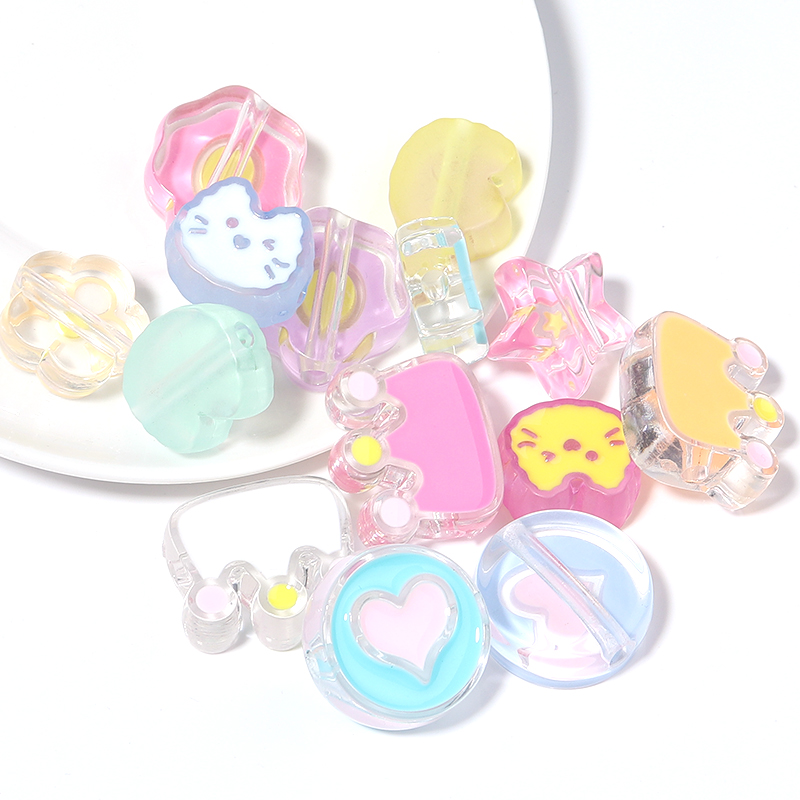 10Pcs 20mm Resin Beads Colorfu - Drip Tip Resin ulasan dan harga