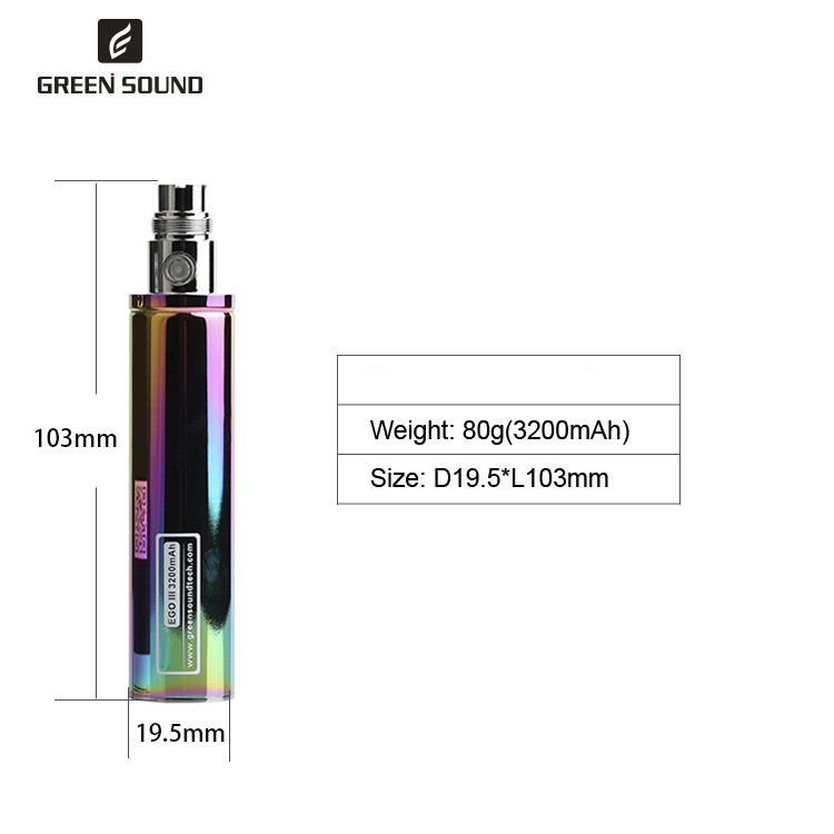GS Ego 3 III 3200mAh Battery V - Vape Accessory ulasan dan harga