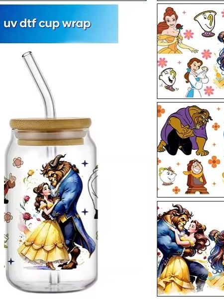 Cartoon popular Princess UV DT - Rdta Tank Glass ulasan dan harga