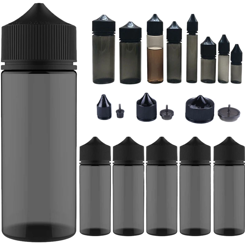 5Pcs 10/15/30/60/100/120ml Bla - Juice Bottle Dropper ulasan dan harga