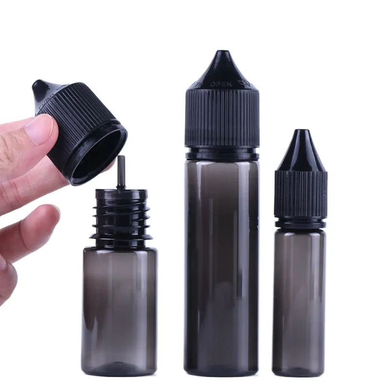 5Pcs 10/15/30/60/100/120ml Bla - Juice Bottle Dropper ulasan dan harga