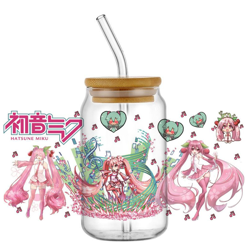 Hatsune Miku UV DTF Cup Wrap 1 - Rdta Tank Glass ulasan dan harga