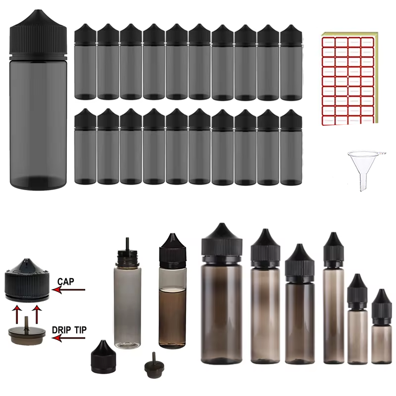 20 Pcs30-120ml PET Empty Bottl - Juice Bottle Dropper ulasan dan harga