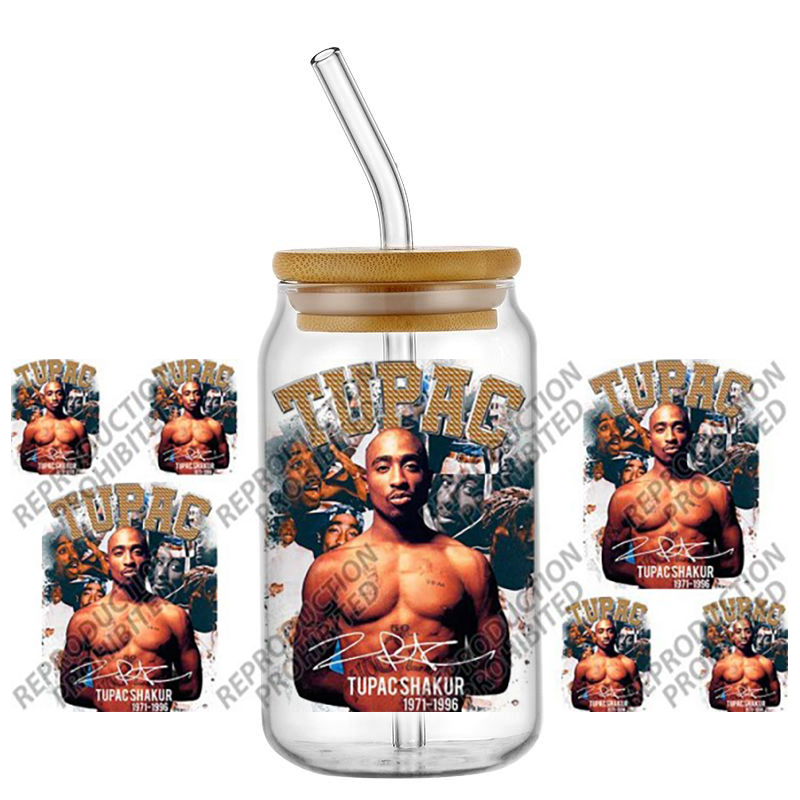 Popular Rapper Superstar TUPAC - Rdta Tank Glass ulasan dan harga