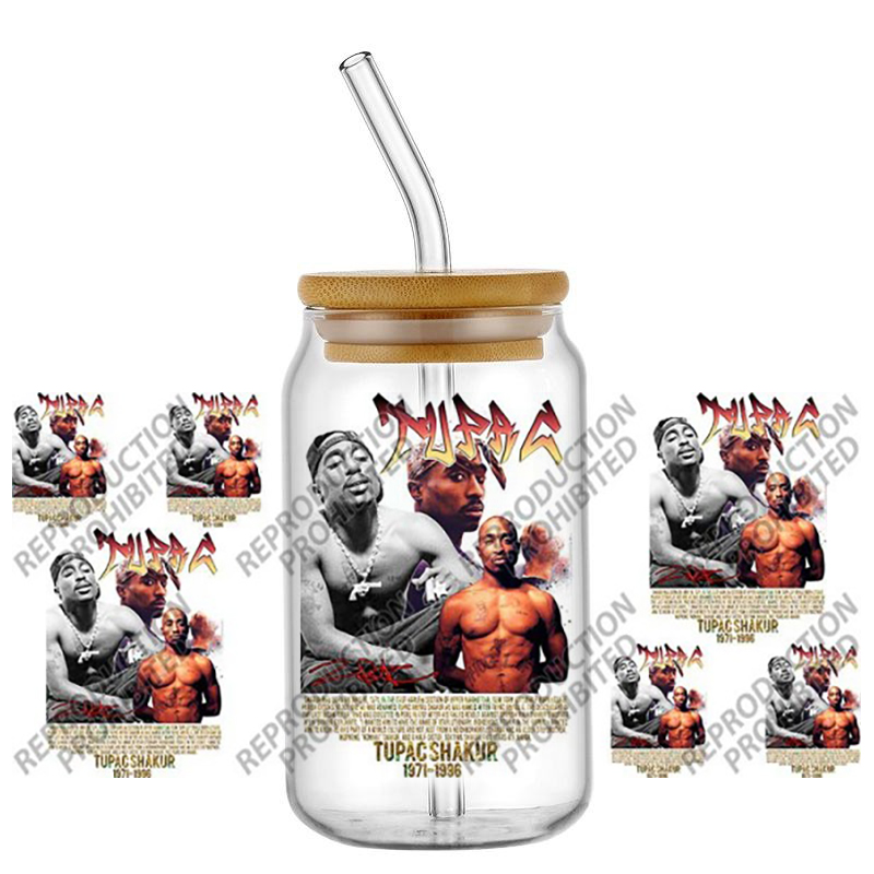 Popular Rapper Superstar TUPAC - Rdta Tank Glass ulasan dan harga