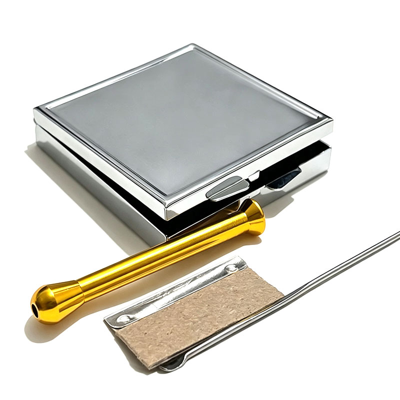 1 Set Portable Metal Cigarette - Smoking & Vaping Accessories ulasan dan harga