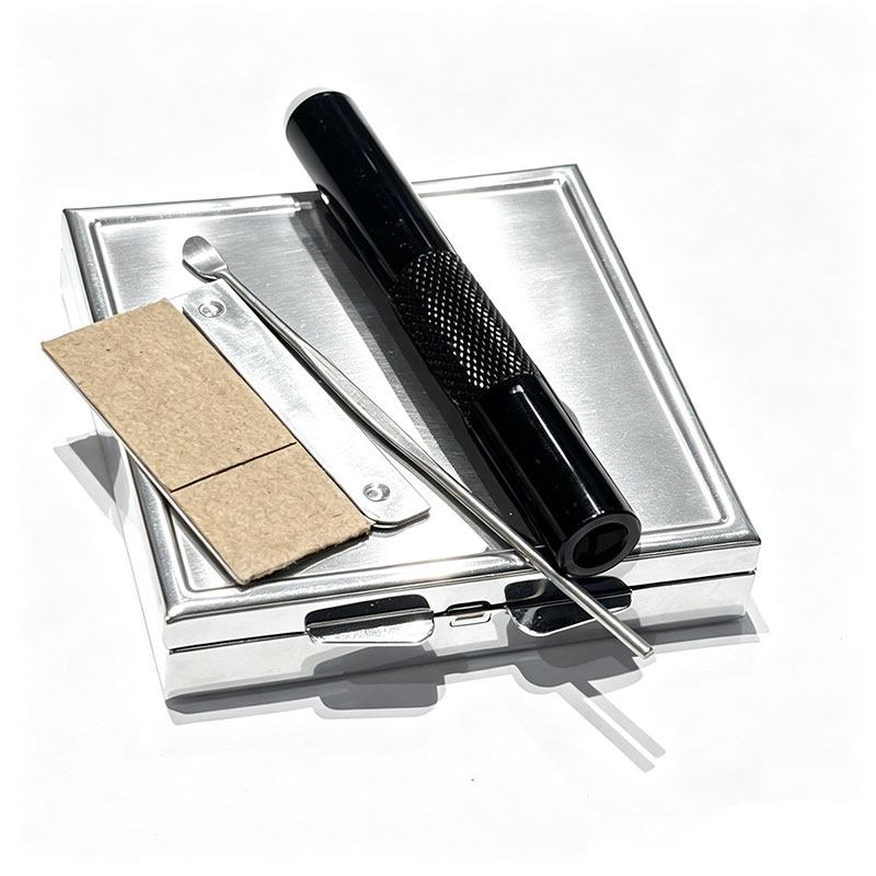 1 Set Portable Metal Cigarette - Smoking & Vaping Accessories ulasan dan harga